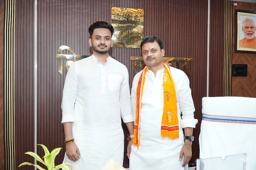 Discussion with PHED Minister Sanjay Singh Ji